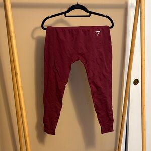 Gymshark Burgundy Leggings (L)